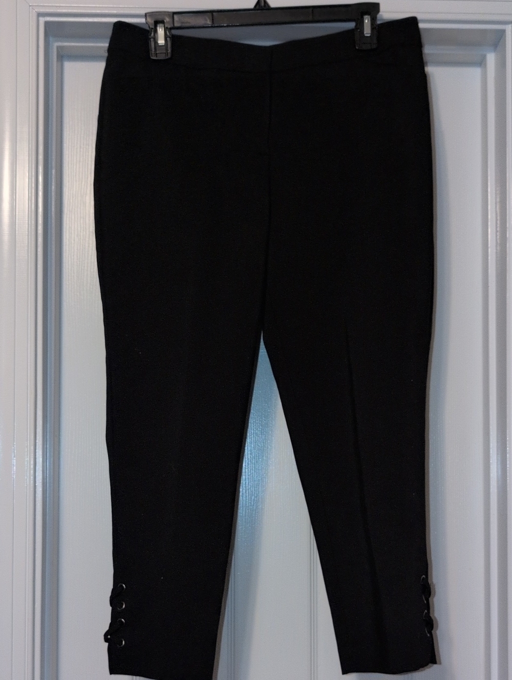 Rafaella Black Cropped Tailored Ankle Pants